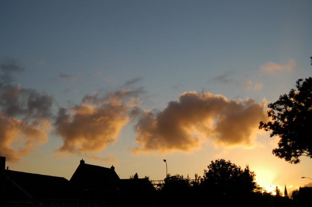 Mooie lucht boven Appingedam by Netty van der Deen- …