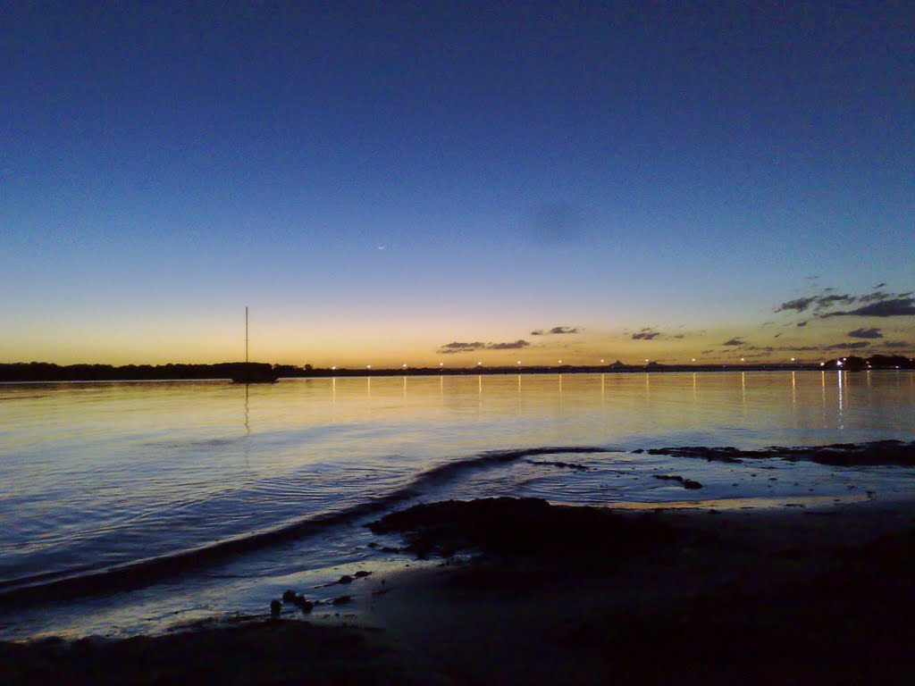 Bribie Bridge on the way home from work by chargeroz