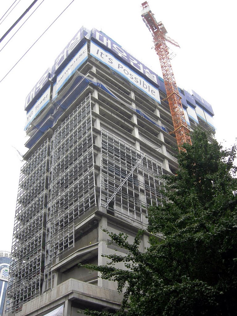 YG Tower Under-Construction Site (YG타워건설현장) by densha