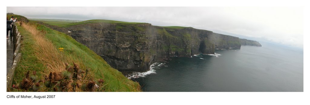 Cliffs of Moher Panoramic by sierrasierra