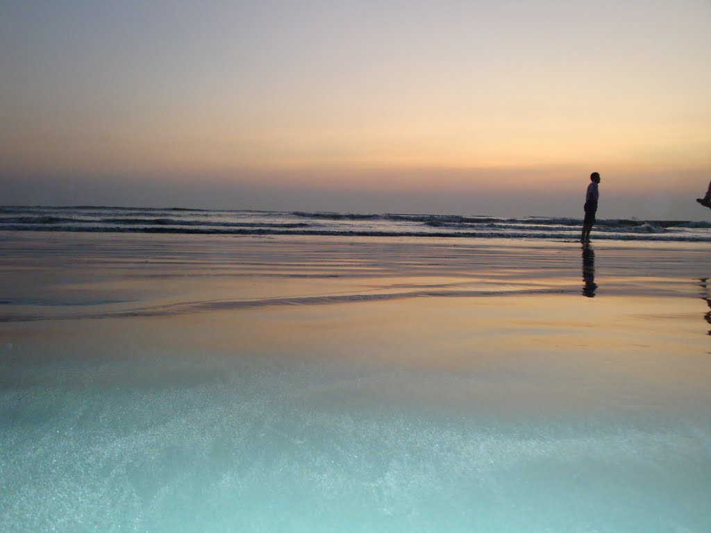 Dusk at Cox's Bazar sea beach by didarul 