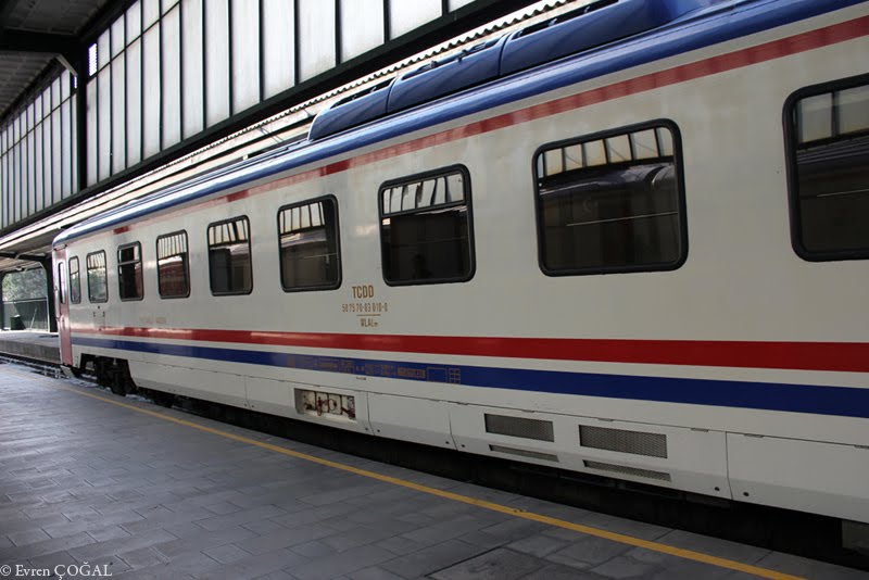 Ankara Train Station/ Ankara Garında Doğu Expres by Evren Çoğal