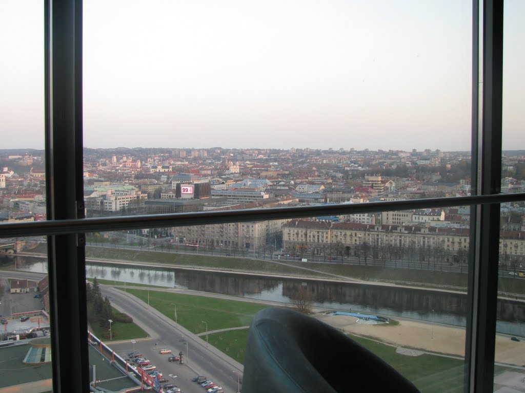 Vilnius. View 2 from sky bar. Reval Hotel Lietuva. 2010. by Alexey_Ku_Russia