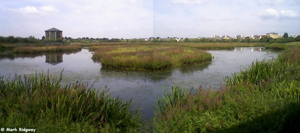 London Wetland Centre Panorama (1) by Mark Ridgway