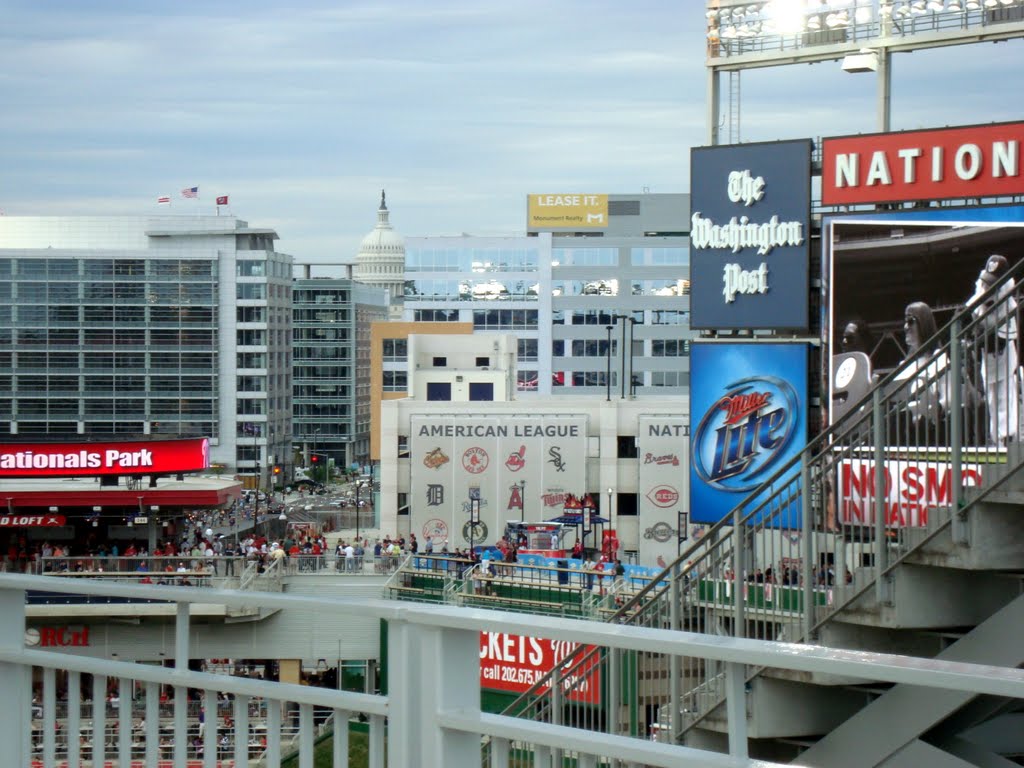 View of Capitol from Nationals ballpark by lezell