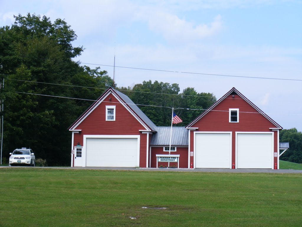 The fire station at Peacham Vermont. by JBTHEMILKER