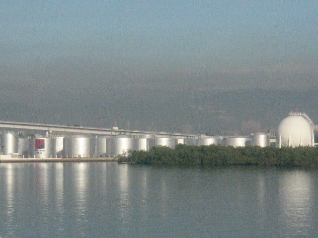 Petron Depot and the Mangroves by bascug