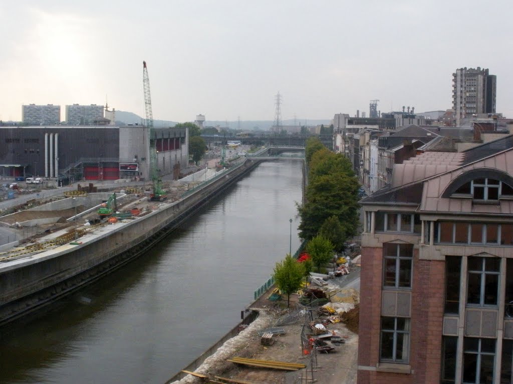 Charleroi sud la sambre by -goldandblue- jm et fabienne.devergnies