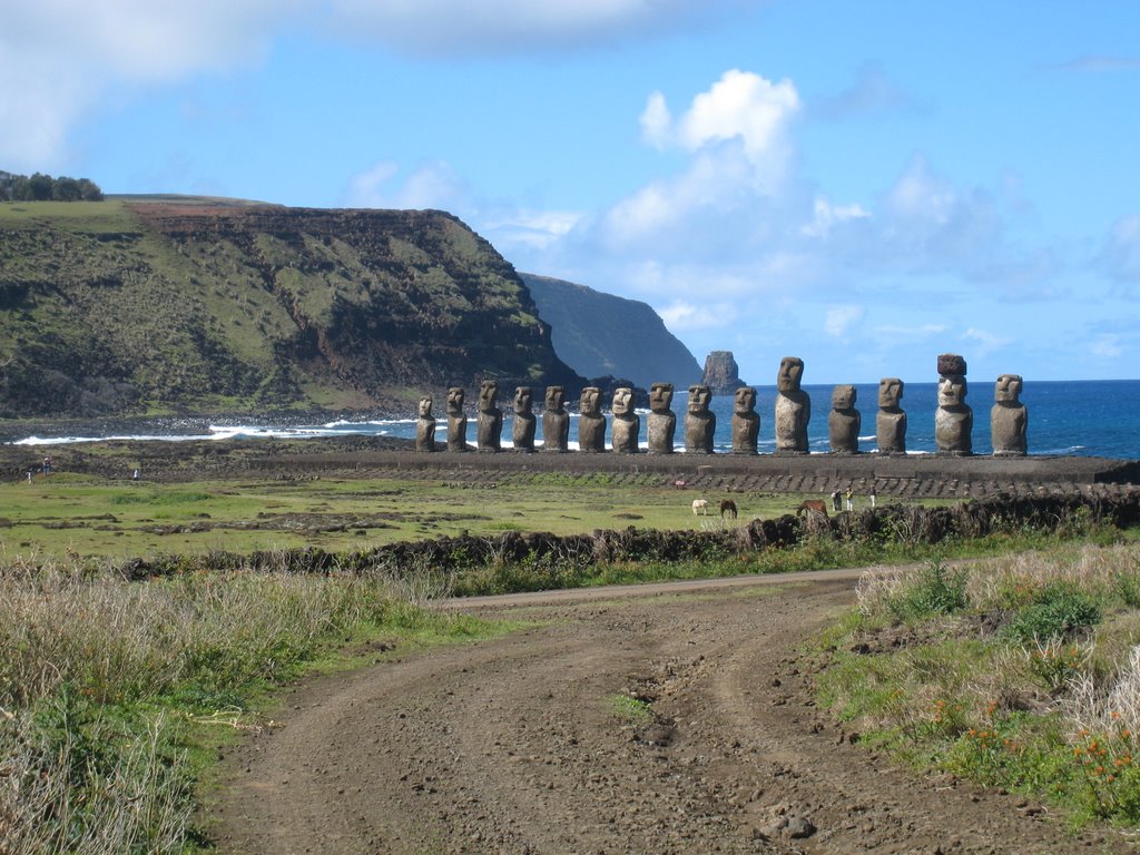 Ahu Tongariki by imhof