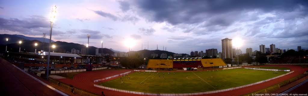 Estadio de Fútbol de Maracay estado Aragua Atardecer by liborio_car