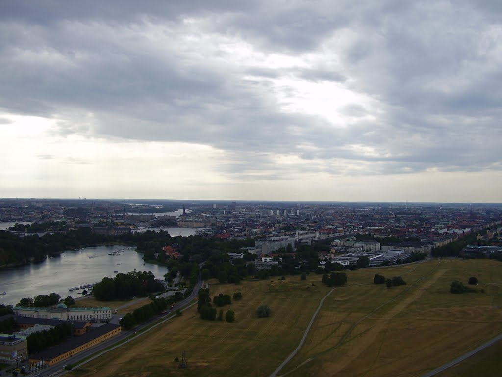 View over Stockholm from Kaknästornet by Noodlejelly