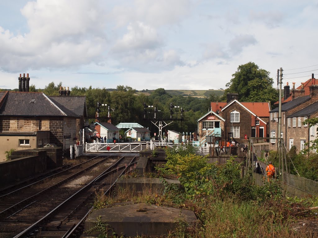 Approaching Grosmont Station by Matt Roberts