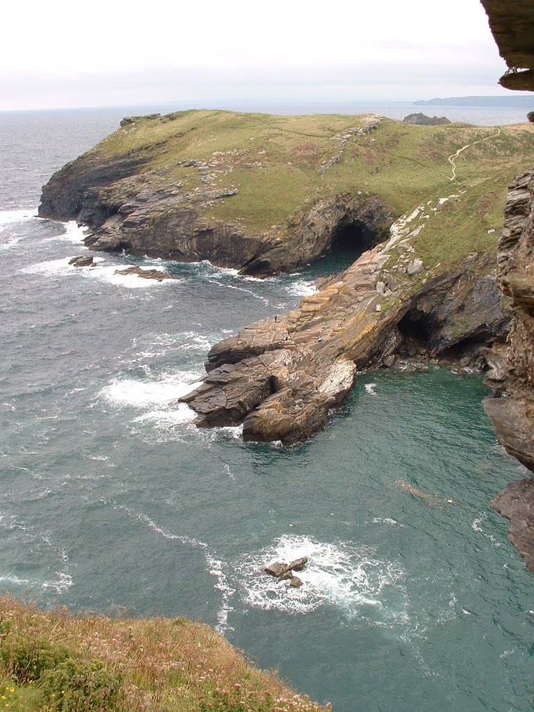 Tintagel castle King Arthur by annafras