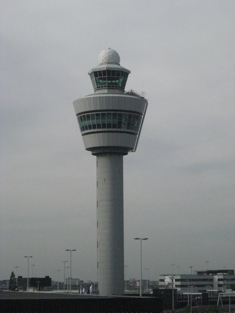 Controltower Airport Schiphol by Mientje