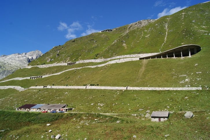 Road descending from Furkapass by Thomas G.