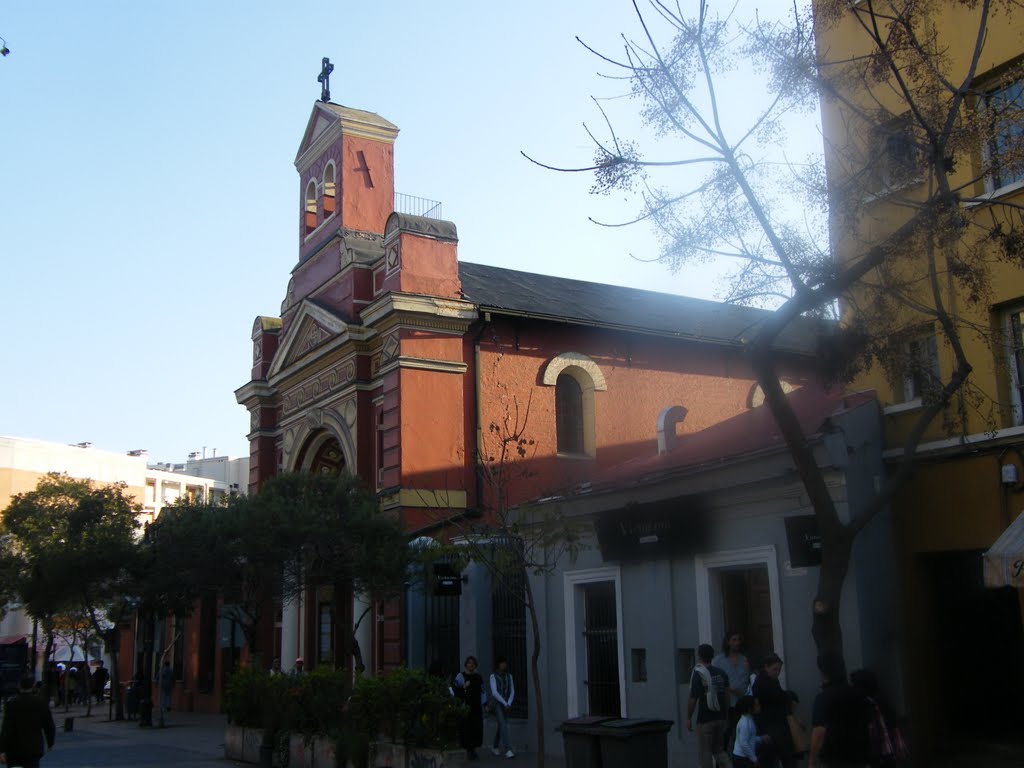 Iglesia de la Veracruz, Barrio Lastarria, Santiago, R.M., Chile by iic_2008