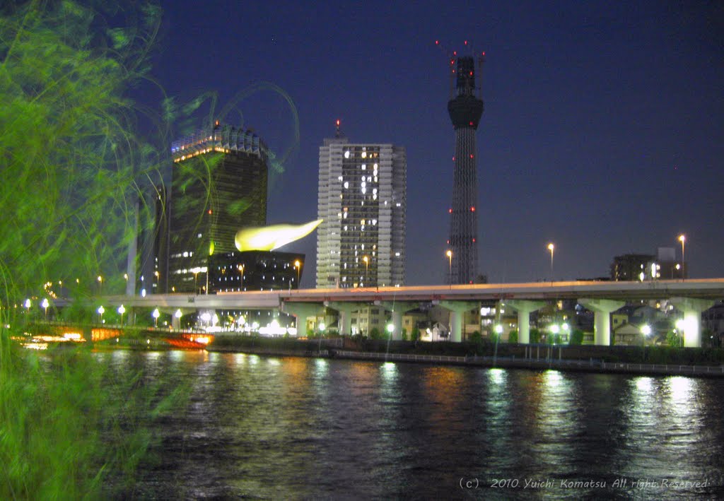 Tokyo Asakusa （Tokyo sky Tree）　　東京　浅草周辺夜景　 東京スカイツリー by y_komatsu