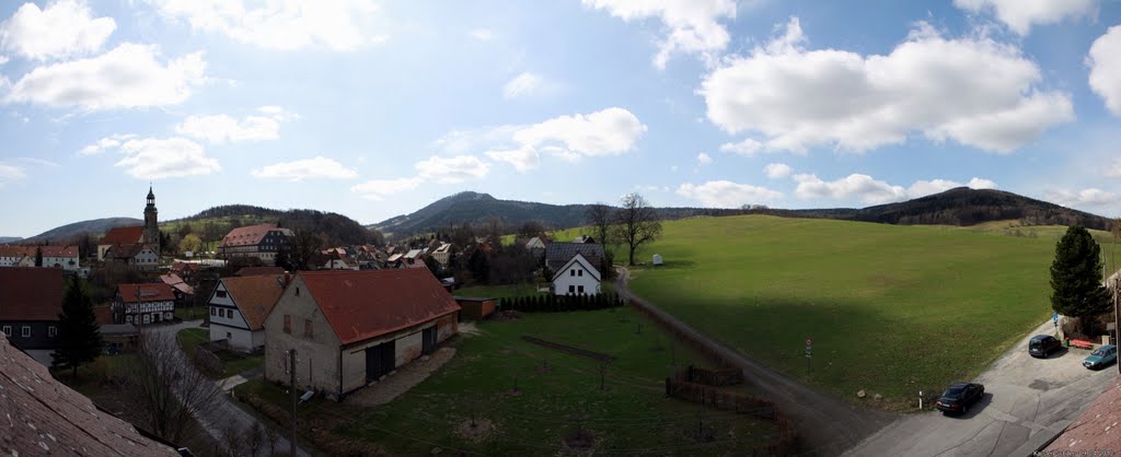 Blick aus der Goetheschule Waltersdorf pano by Karsten Schiller