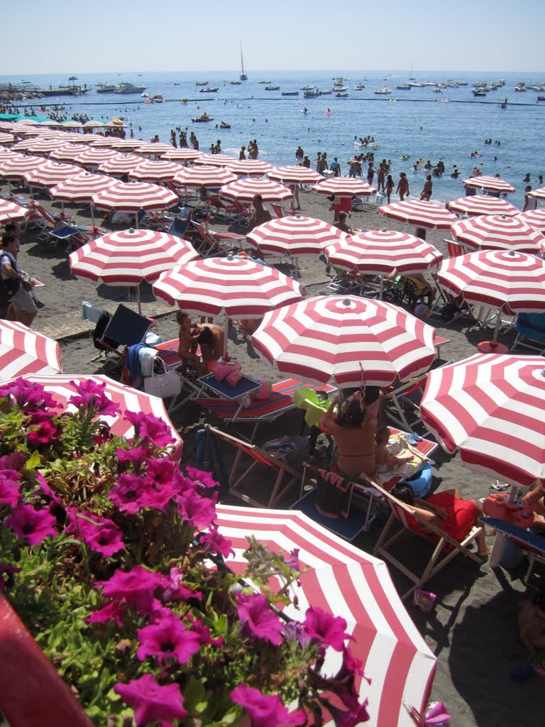 Amalfi coast sun loungers, Maiori by nickle98