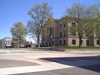 South side of Hendricks County Court House by Dewbert