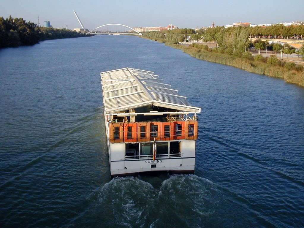 Guadalquivir from the bridge of La Cartuja by yann78