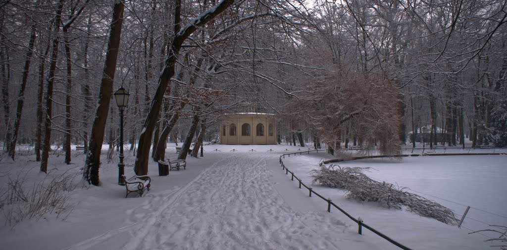 Maximir park in winter by Wakataka Society