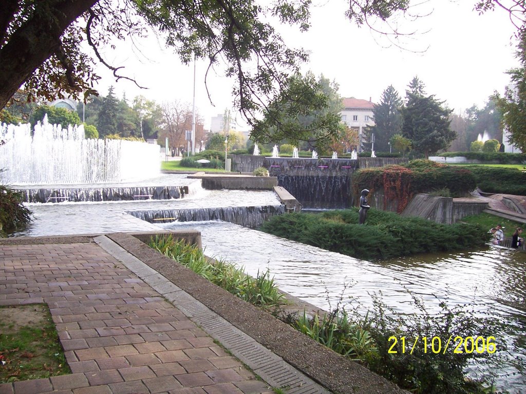 WATER CASCADE, city of Pleven, Bulgaria by Marin Marinov