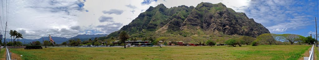 Kualoa Ranch Panorama by JoePuget