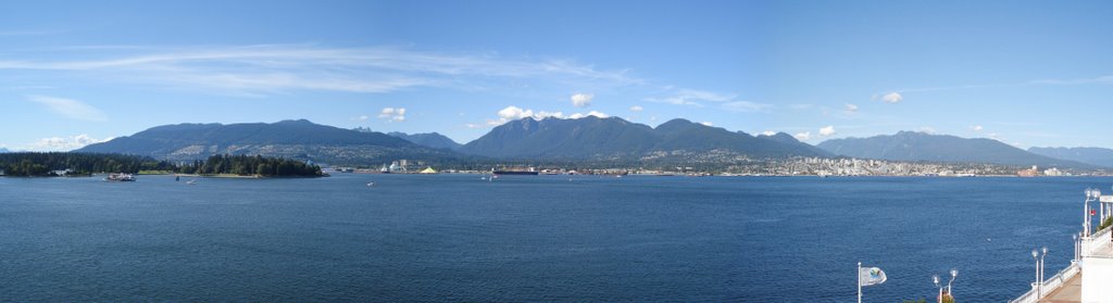 West Van & North Van from Canada Place by arago