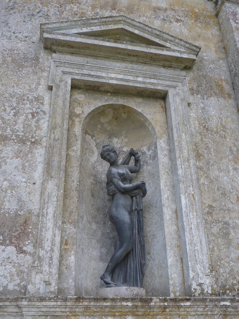 Detail of The Temple at Stourhead Landscape Gardens by Yvette