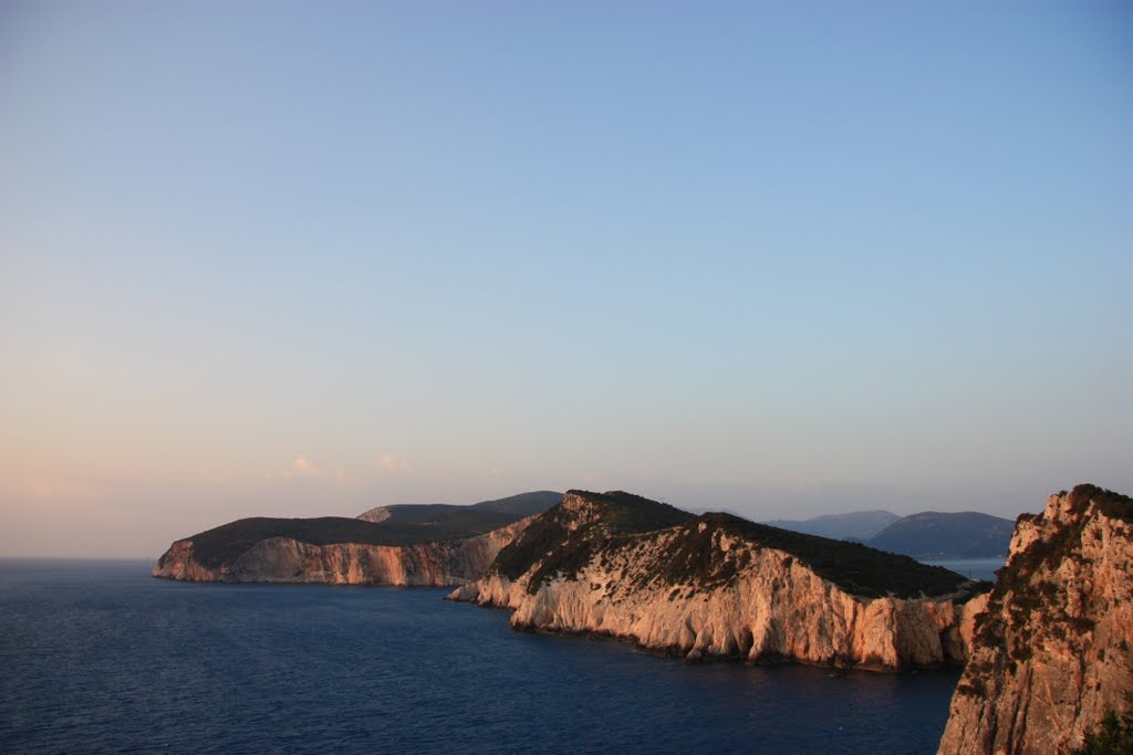 Südspitze von Lefkas im Abendlicht by Martin Wolf