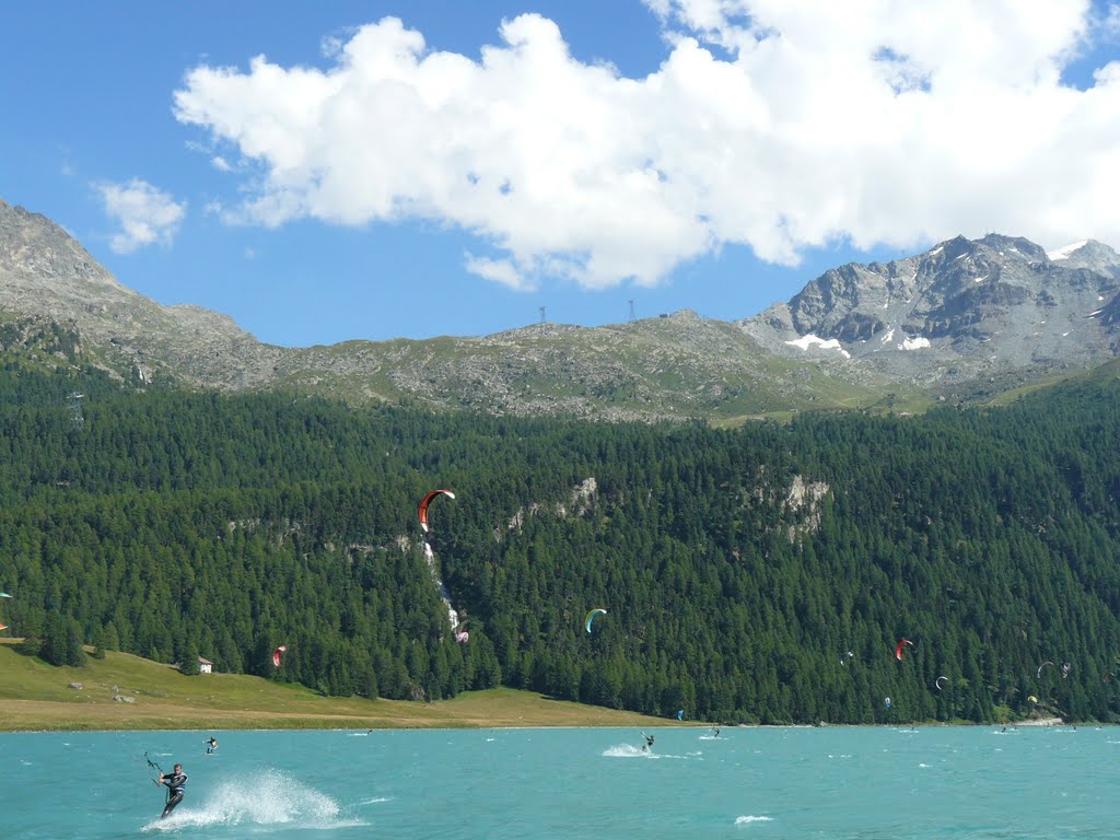 Skysurf sul lago by Stefano Sun Colturi