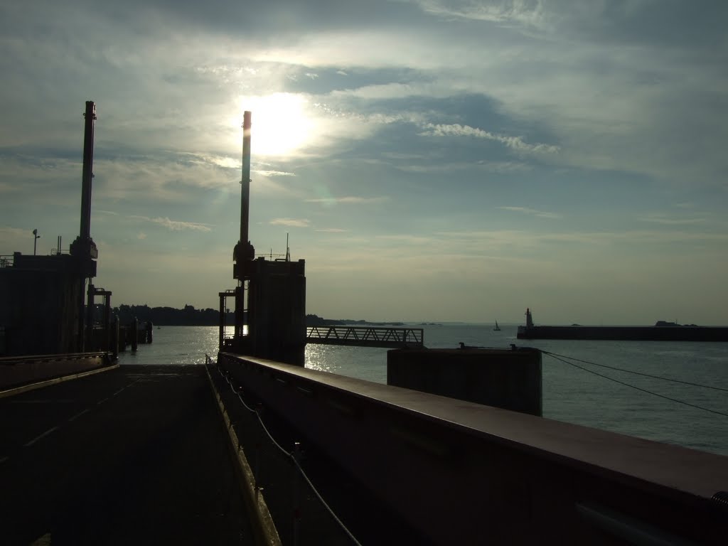 St Malo Ferry Port by Ticarus