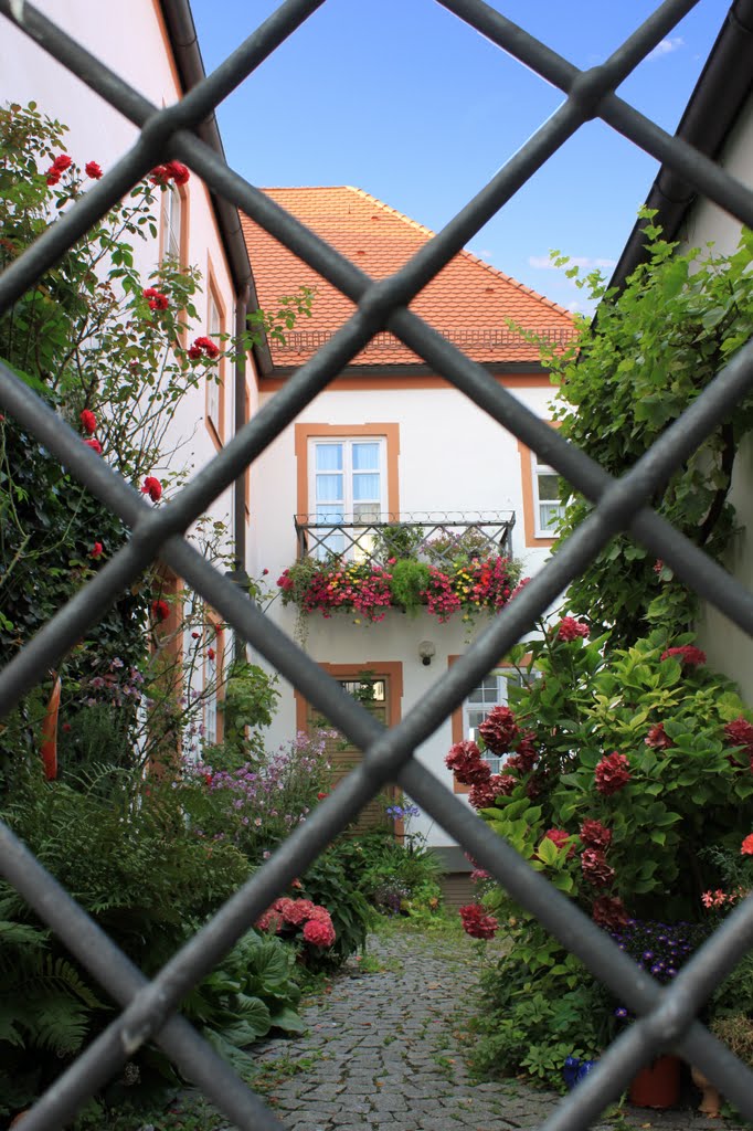 Freising Domberg Courtyard by david_sampson@hotmail.com