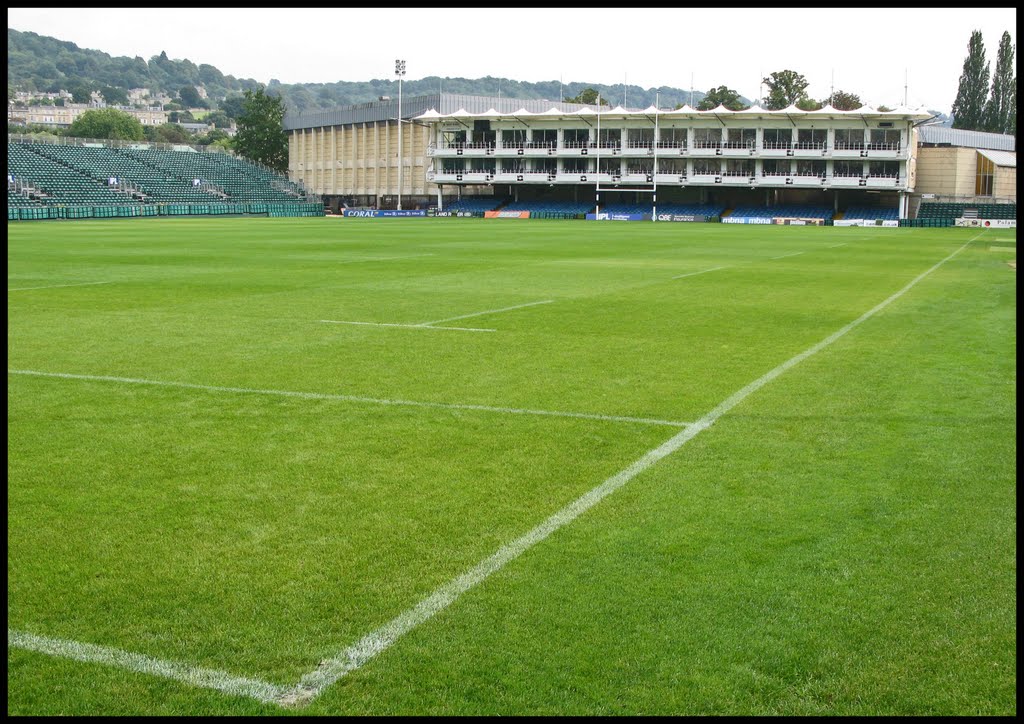 Bath Rugby football club by Peter Downes