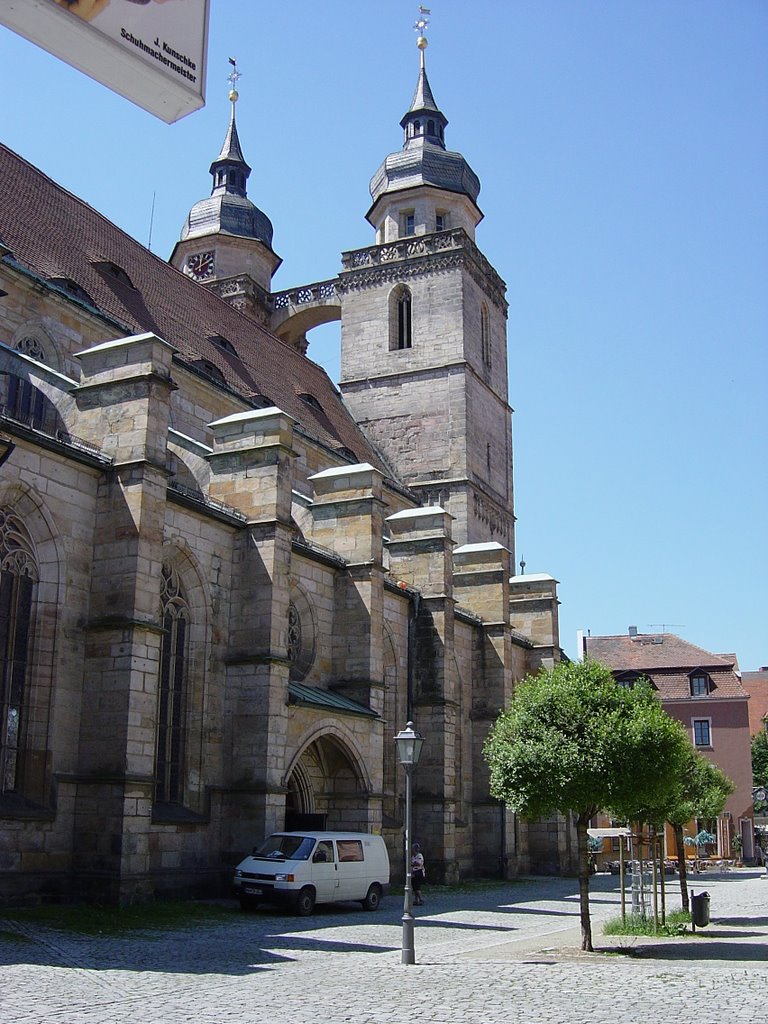 Stadtkirche von Bayreuth by Stefan Bock