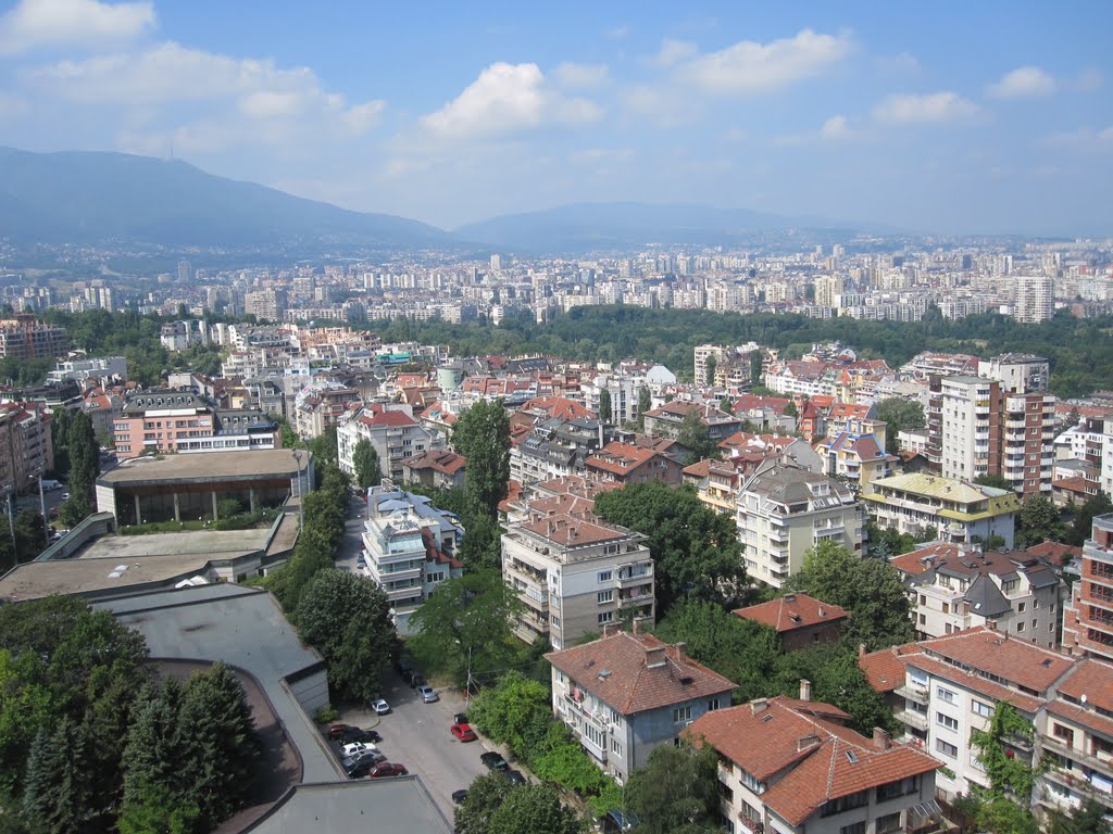 View over Sofia by JJ McClure