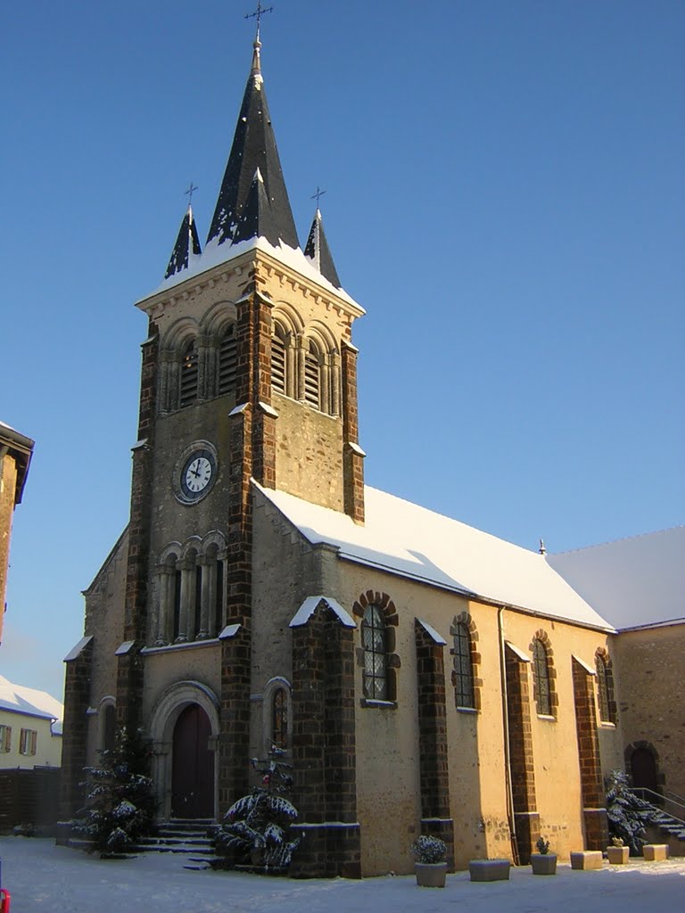 Eglise sous la Neige by Graine d'Idée