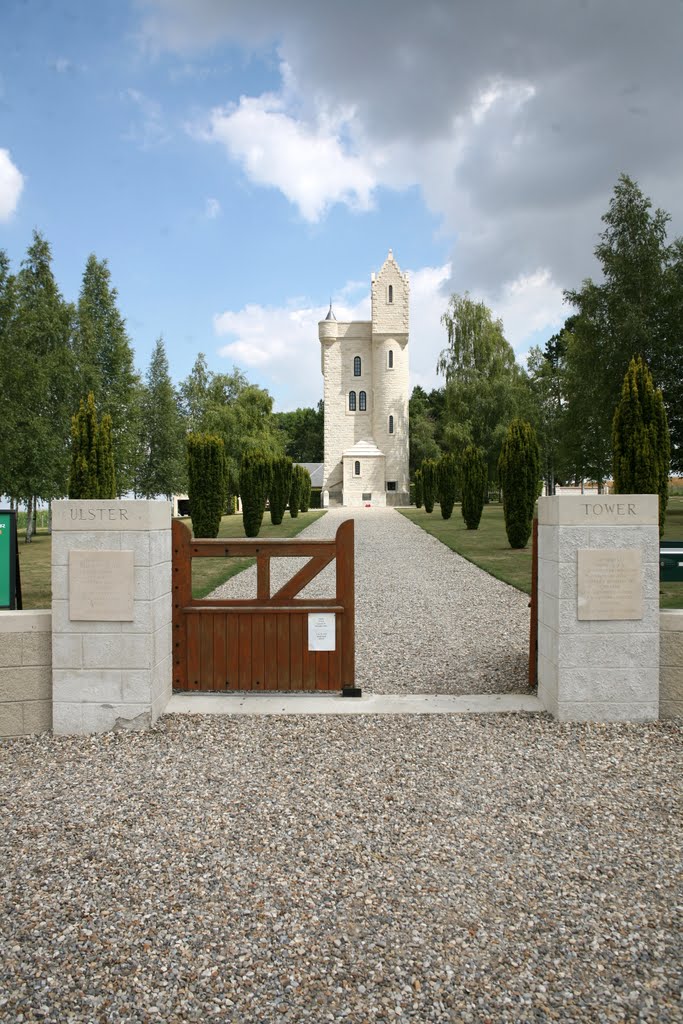 Ulster Tower, Thiepval, Somme, Picardie, France by Hans Sterkendries