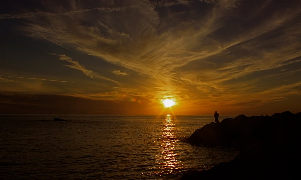 Sunset fishing by BennOe