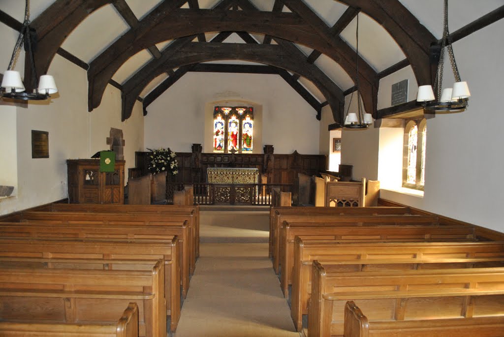 St. Catherine's interior by Jeff Annely