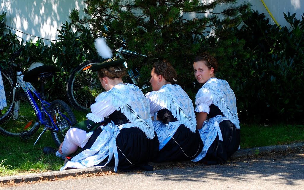 Traditional clothing, Berchtesgadener Land Tracht, Germany, Aufham by Hans J.S.C. Jongstra