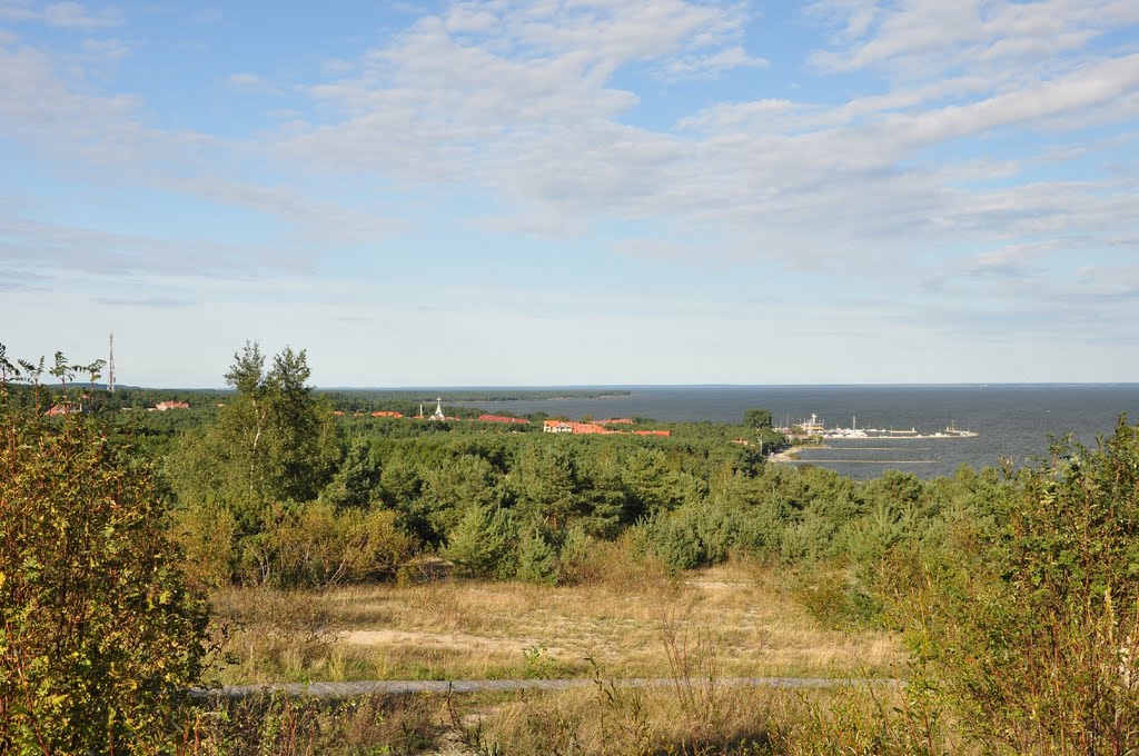 Blick von den Dünen auf Nida by roadrunner48