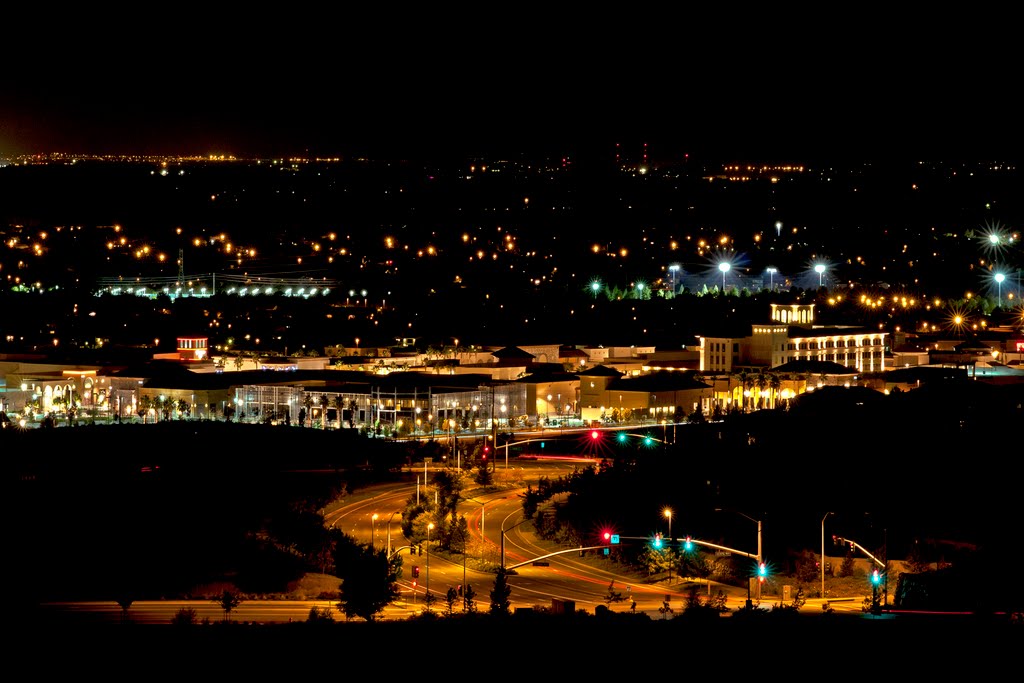 Folsom, CA at Night by Foxfire