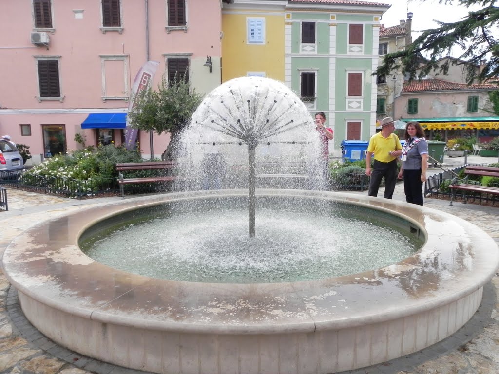 Fountain in Piazza Grande - Izola by Norbert MUSZKAS