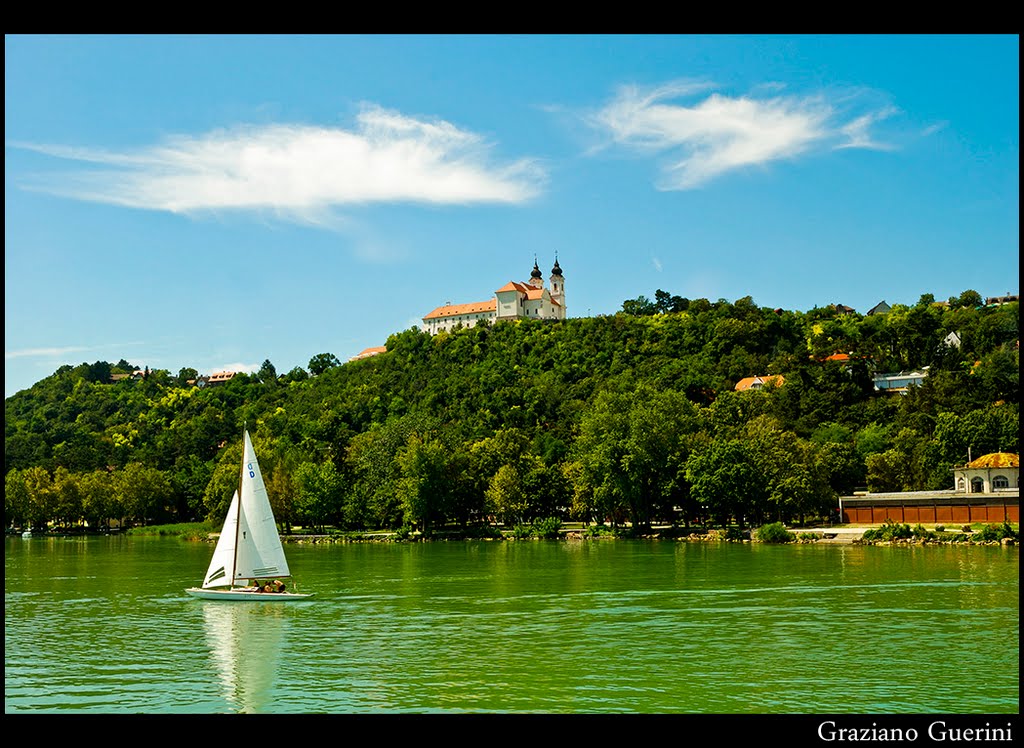 Balaton Lake and View of the Benedictine Abbey of Tihany by Graz85