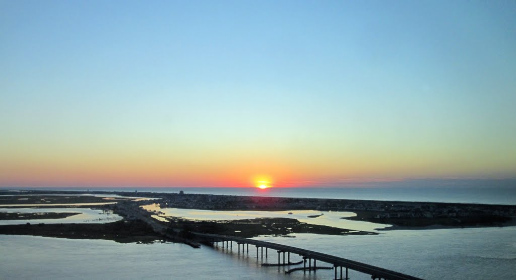 Brigantine Beach Sunrise by Frank Cag