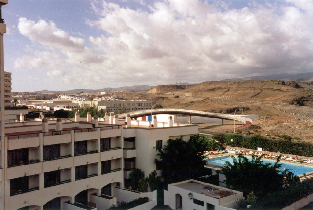 Gran Canaria 1992-93 "Udsigten fra Hotel Los Salmones" by kjokim