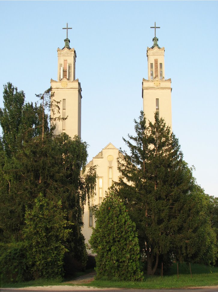 A pusztaszabolcsi Szent Imre templom. by Gy. Kálmán