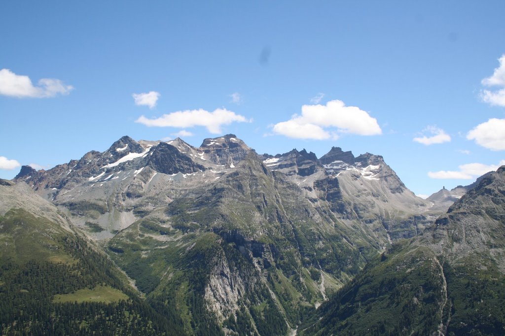 Schwarzhorn - Fleschhorn - Scherbadung - Wannihorn - Gischihorn by Eddy Agten